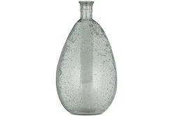 Virya Recycled Glass Vase - Pale Blue