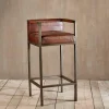 Wamma Leather Bar Chair