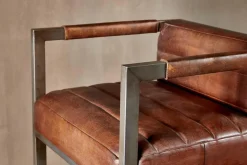 Wamma Leather Bar Chair