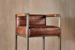 Wamma Leather Bar Chair