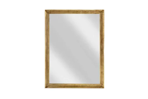 Yadur Rectangular Mirror - Antique Brass - Large