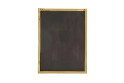 Yadur Rectangular Mirror - Antique Brass - Large