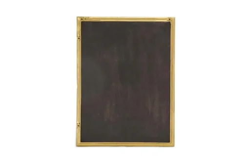 Yadur Rectangular Mirror - Antique Brass - Large
