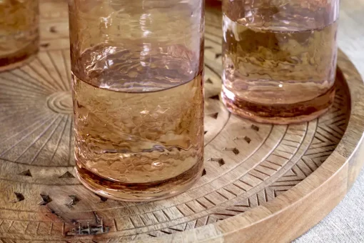 Yala Hammered Highball - Dusty Terracotta (Set of 4)
