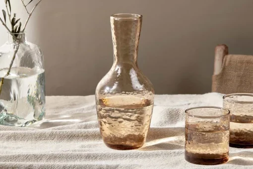 Yala Hammered Jug - Dusty Terracotta