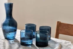 Yala Hammered Tumbler - Indigo (Set of 4)