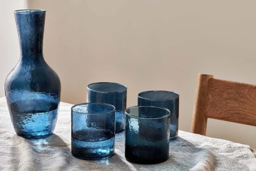 Yala Hammered Tumbler - Indigo (Set of 4)